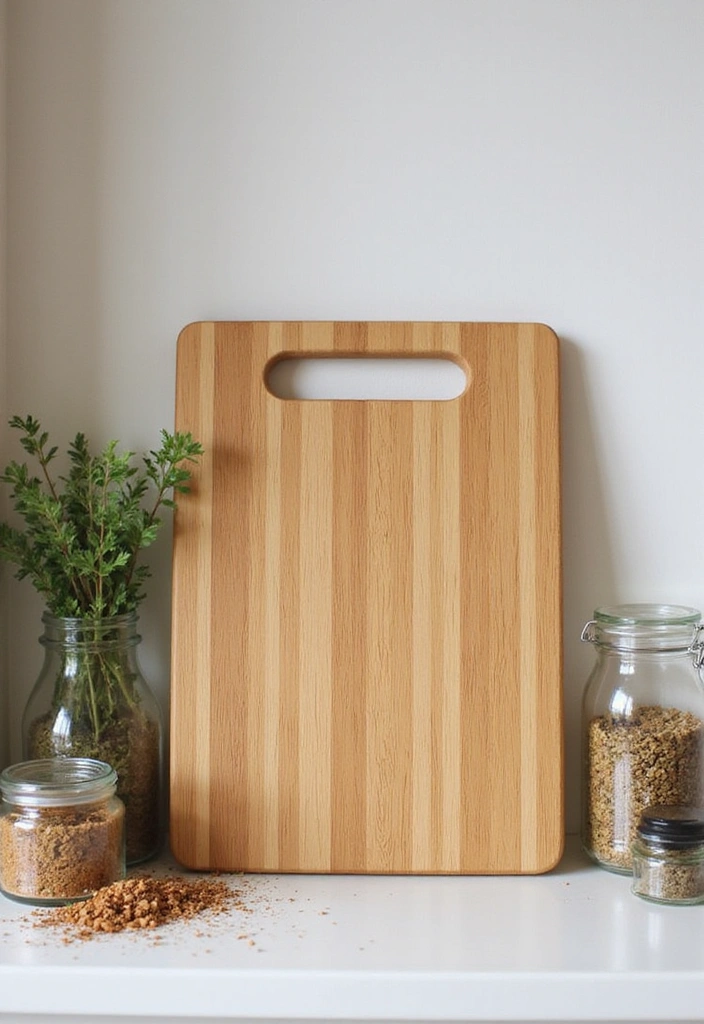 10 Stunning Bamboo Cutting Boards That Will Transform Your Cooking Game! - 8. The Compact Bamboo Board: Perfect for Small Spaces
