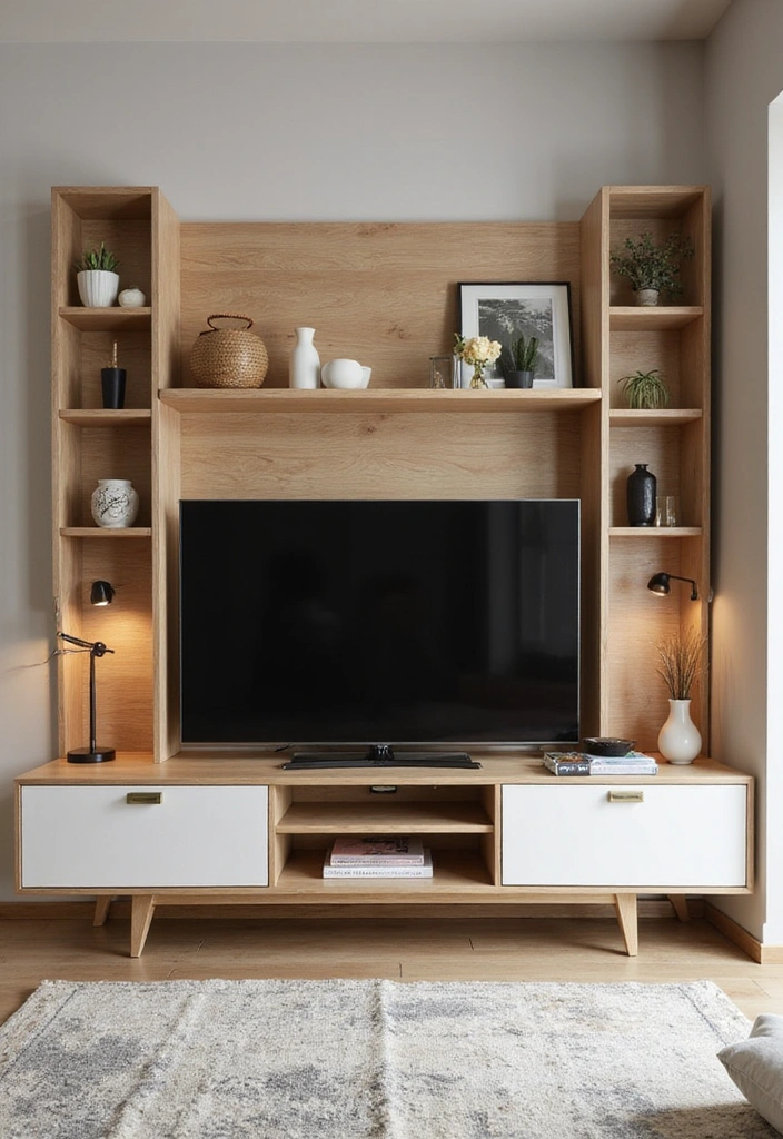 10 Stunning DIY Furniture Projects You Can Build in a Weekend (You'll Be Amazed by #5!) - 8. Modern TV Stand