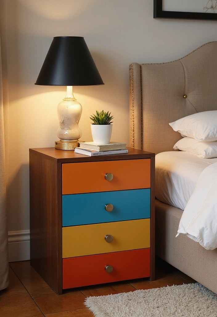 10 Stunning DIY Furniture Projects You Can Build in a Weekend (You'll Be Amazed by #5!) - 9. Creative Nightstand