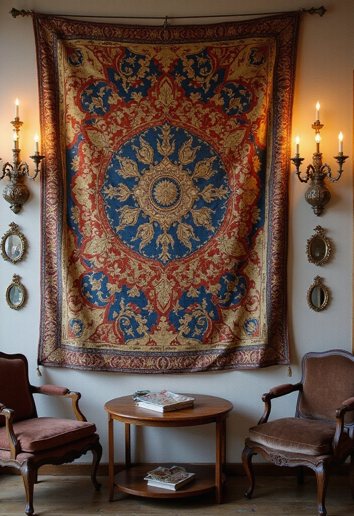 15 Enchanting Castle Decor Ideas That'll Turn Your Home into a Fairytale (You Won't Believe #8!) - 1. Majestic Tapestries