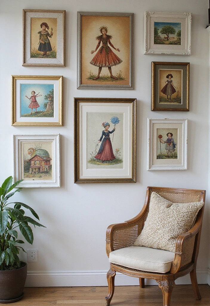 15 Enchanting Castle Decor Ideas That'll Turn Your Home into a Fairytale (You Won't Believe #8!) - 7. Whimsical Wall Art
