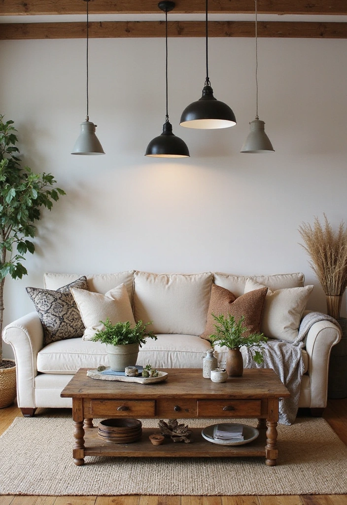 20 Living Room Ideas That’ll Make You Want to Stay In Forever (You Won't Believe #10!) - 17. Farmhouse Fresh