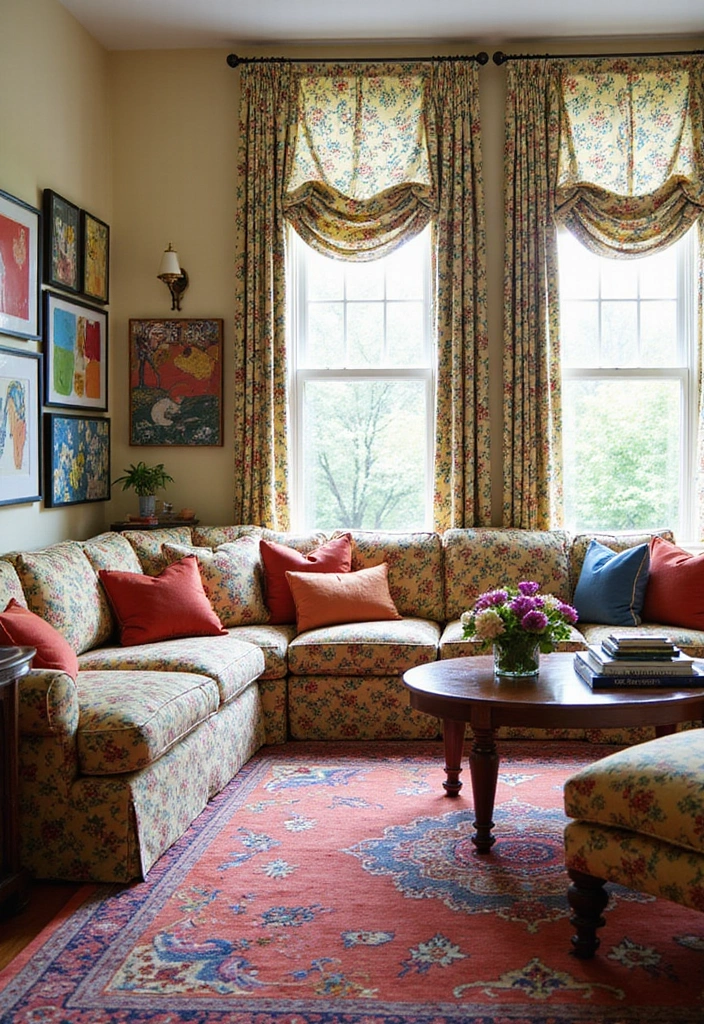 20 Living Room Ideas That’ll Make You Want to Stay In Forever (You Won't Believe #10!) - 19. Playful Patterns