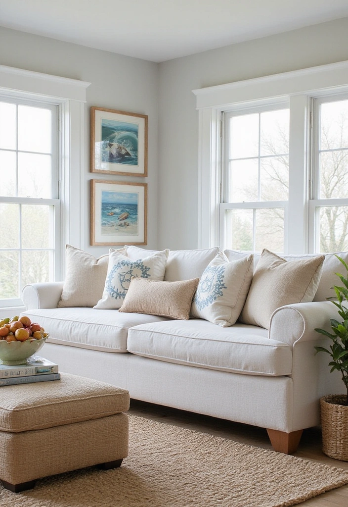 20 Living Room Ideas That’ll Make You Want to Stay In Forever (You Won't Believe #10!) - 8. Coastal Calm