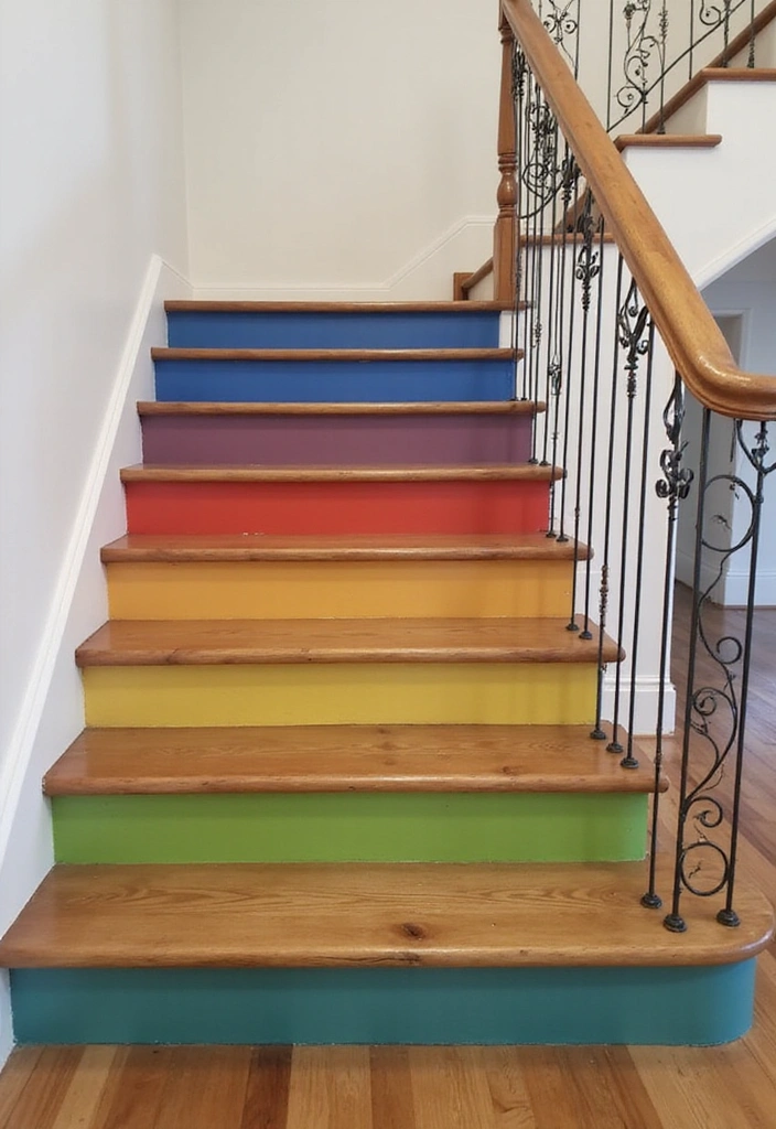 21 DIY Home Improvement Projects That'll Transform Your Space (You Won't Believe #15!) - 15. Unexpected Staircase Makeover (You Won't Believe!)