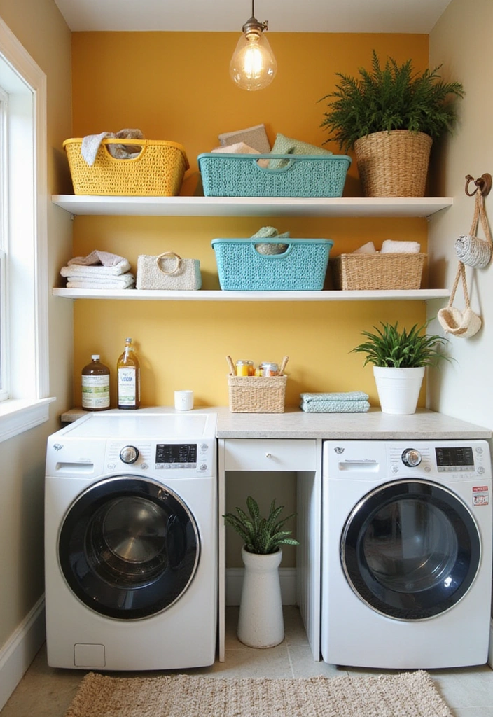 21 DIY Home Improvement Projects That'll Transform Your Space (You Won't Believe #15!) - 16. Makeover Your Laundry Room