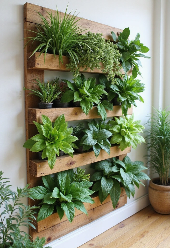 21 DIY Home Improvement Projects That'll Transform Your Space (You Won't Believe #15!) - 19. Indoor Wall Planter