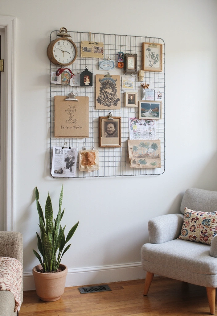 25 Stunning Wall Decor Ideas That’ll Transform Your Living Room into a Showstopper! - 9. Creative Wall Art Displays