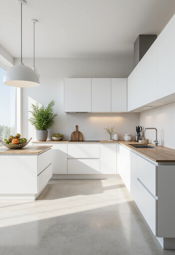 12 Modern Kitchen Designs That Are So Trendy You Won't Want to Leave! - 1. Sleek Minimalism