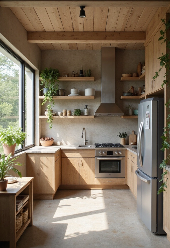 12 Modern Kitchen Designs That Are So Trendy You Won't Want to Leave! - 12. Earth-Conscious Designs