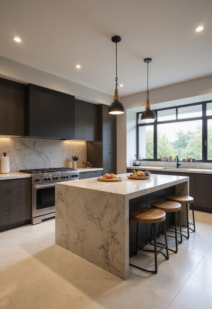 12 Modern Kitchen Designs That Are So Trendy You Won't Want to Leave! - 4. Statement Islands