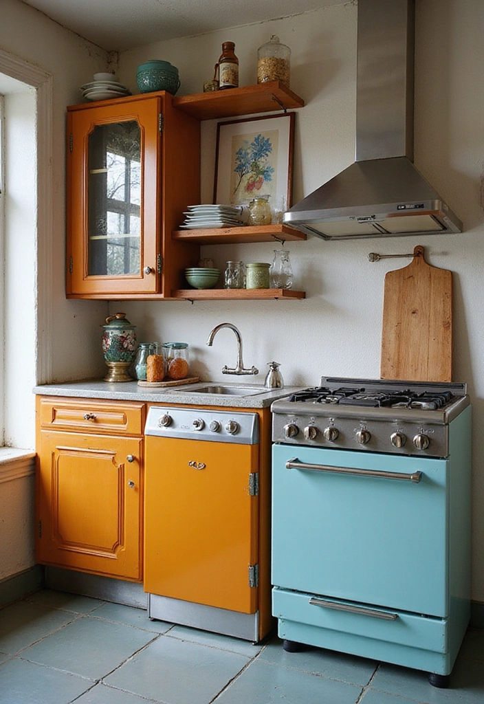 12 Modern Kitchen Designs That Are So Trendy You Won't Want to Leave! - 9. Vintage Mix