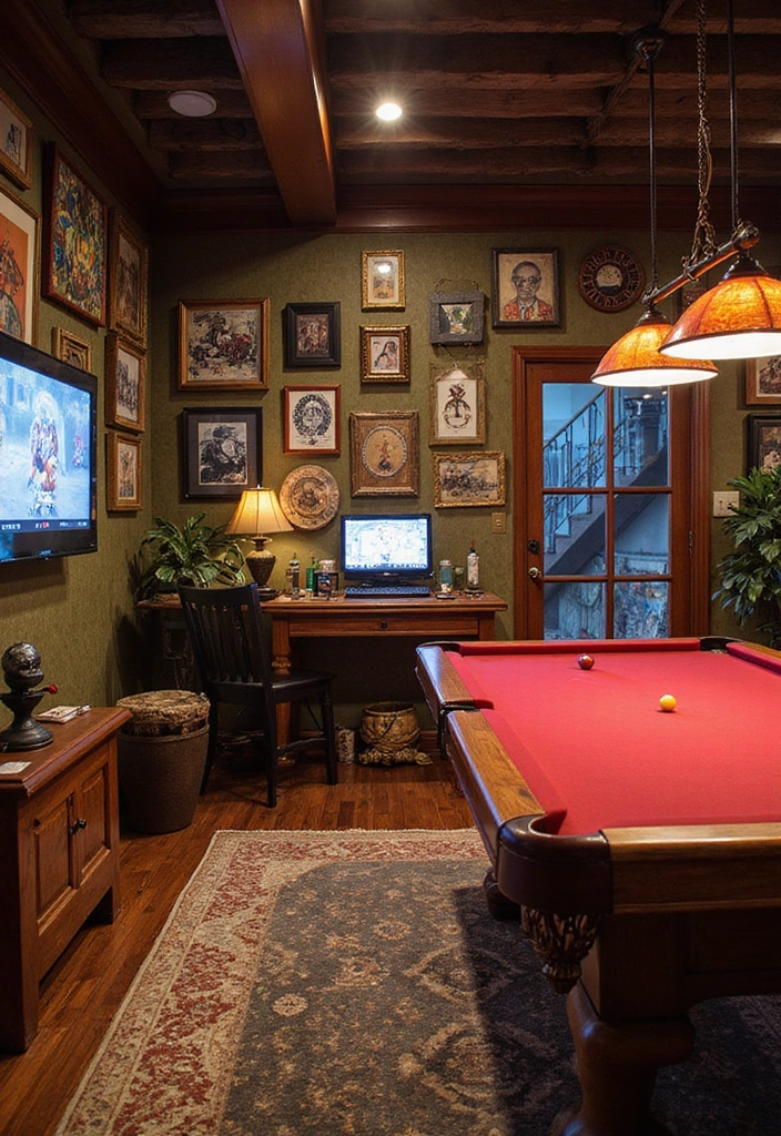 15 Game Room Ideas That Will Transform Your Space into a Gamer's Paradise! - 14. Personal Touches