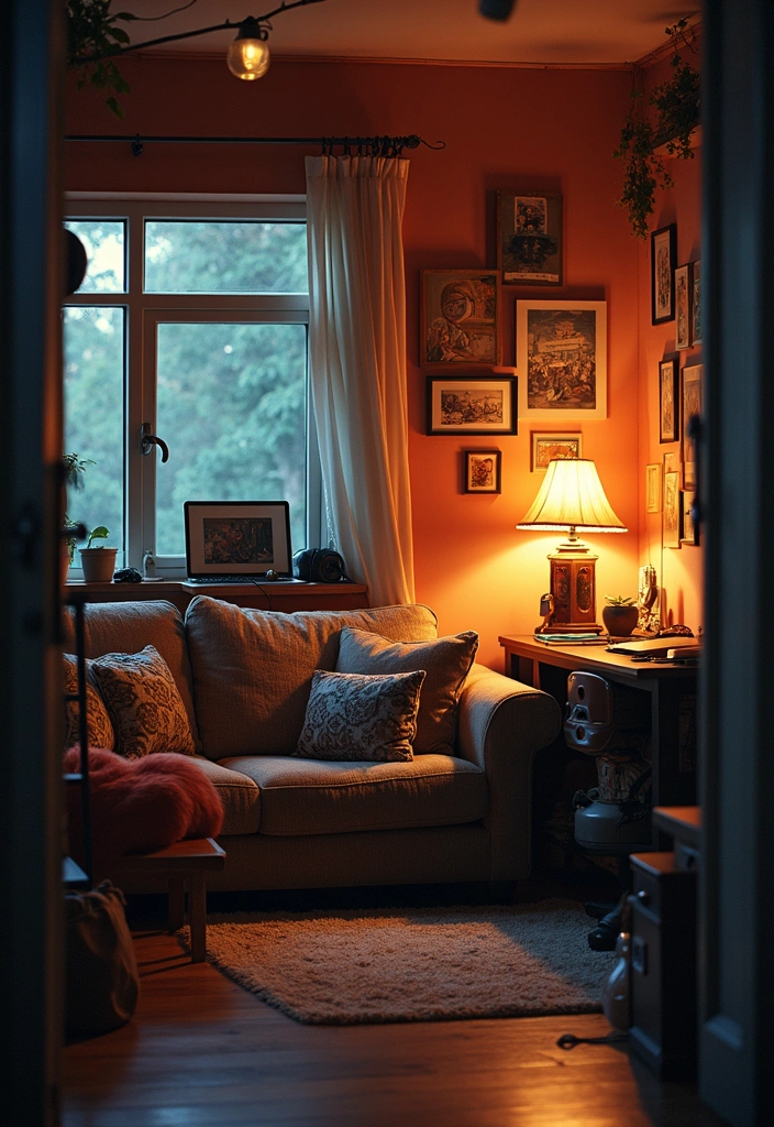 15 Game Room Ideas That Will Transform Your Space into a Gamer's Paradise! - 8. Cozy Gaming Nook