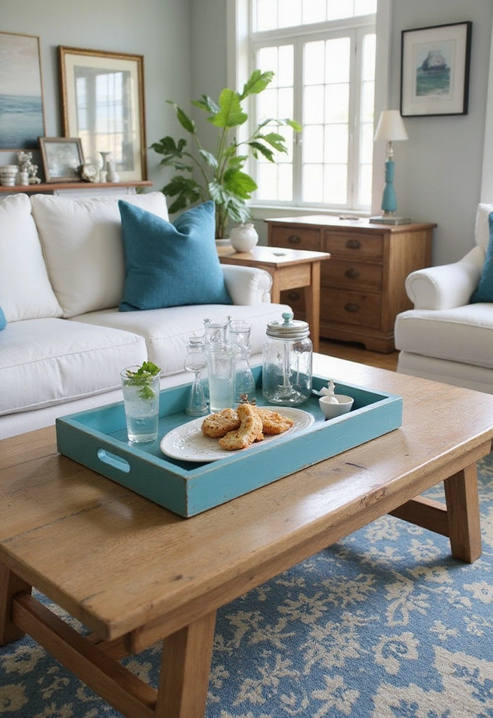 16 Nautical Wood Projects That'll Bring the Ocean Right to Your Living Room (You Won't Believe #5!) - 12. Nautical Serving Tray