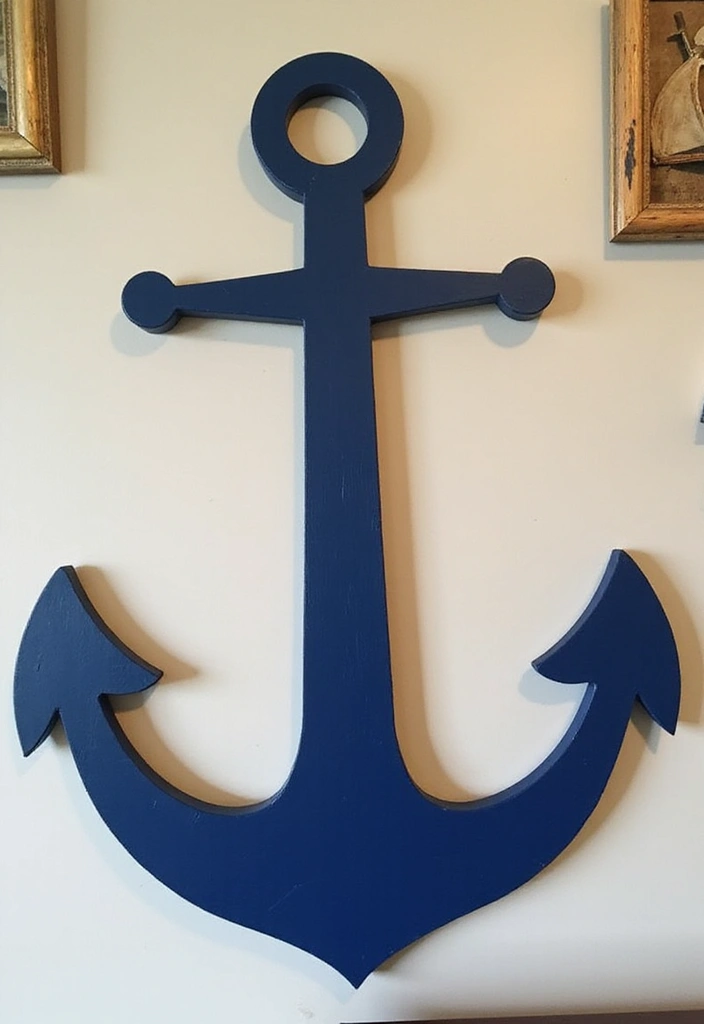 16 Nautical Wood Projects That'll Bring the Ocean Right to Your Living Room (You Won't Believe #5!) - 8. Wooden Anchor Decor