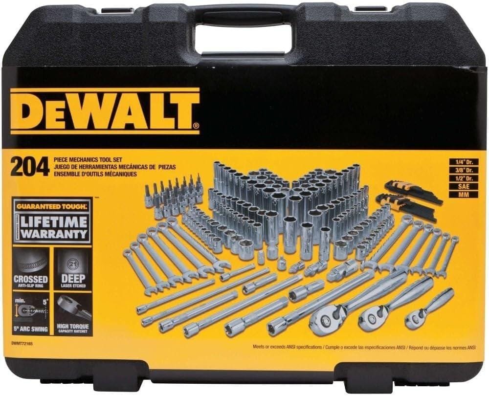 DEWALT 204 Piece Tool Set Review: Durable & Versatile Tools