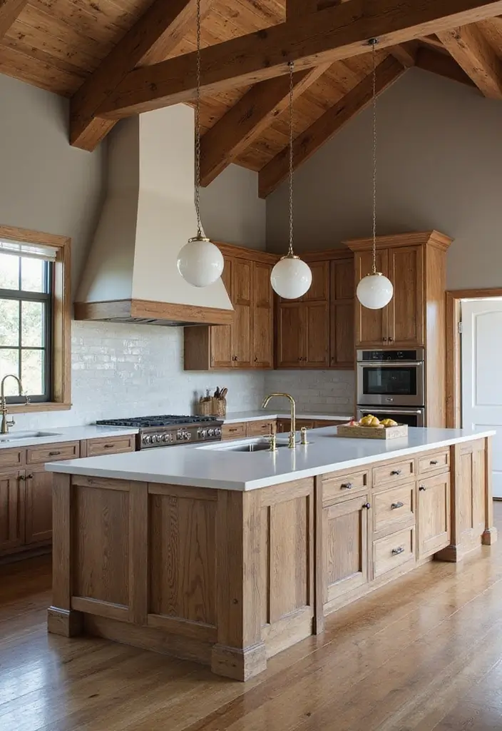 10 Stunning Barndominium Ideas That Will Make You Want to Move In Today! - 2. Rustic Yet Modern Kitchen