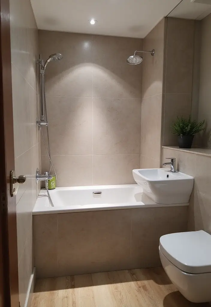 15 Stunning Bathroom Lighting Ideas That Will Transform Your Space! - 13. Adjustable Spotlights