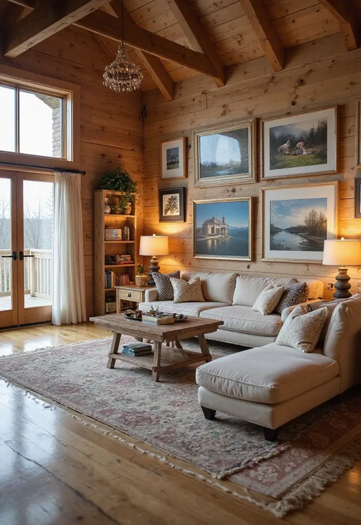 20 Modern Barndominium Design Ideas That'll Make You Want to Move In Today! - 10. Personalized Art and Decor