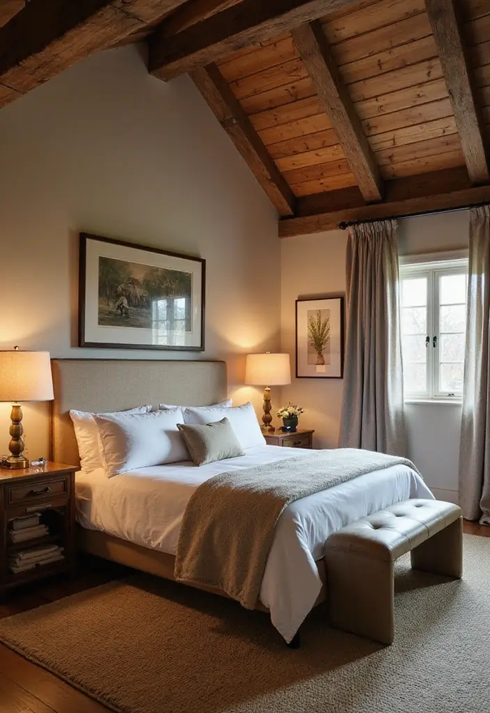 20 Modern Barndominium Design Ideas That'll Make You Want to Move In Today! - 14. Elegant Bedrooms