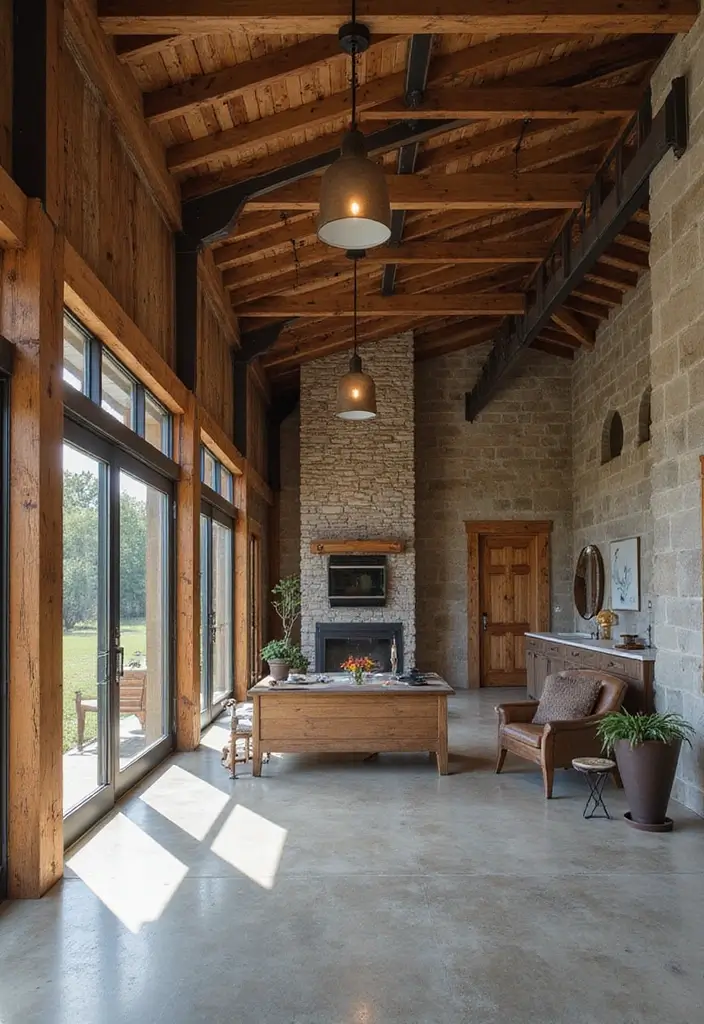 20 Modern Barndominium Design Ideas That'll Make You Want to Move In Today! - 2. Industrial Touches