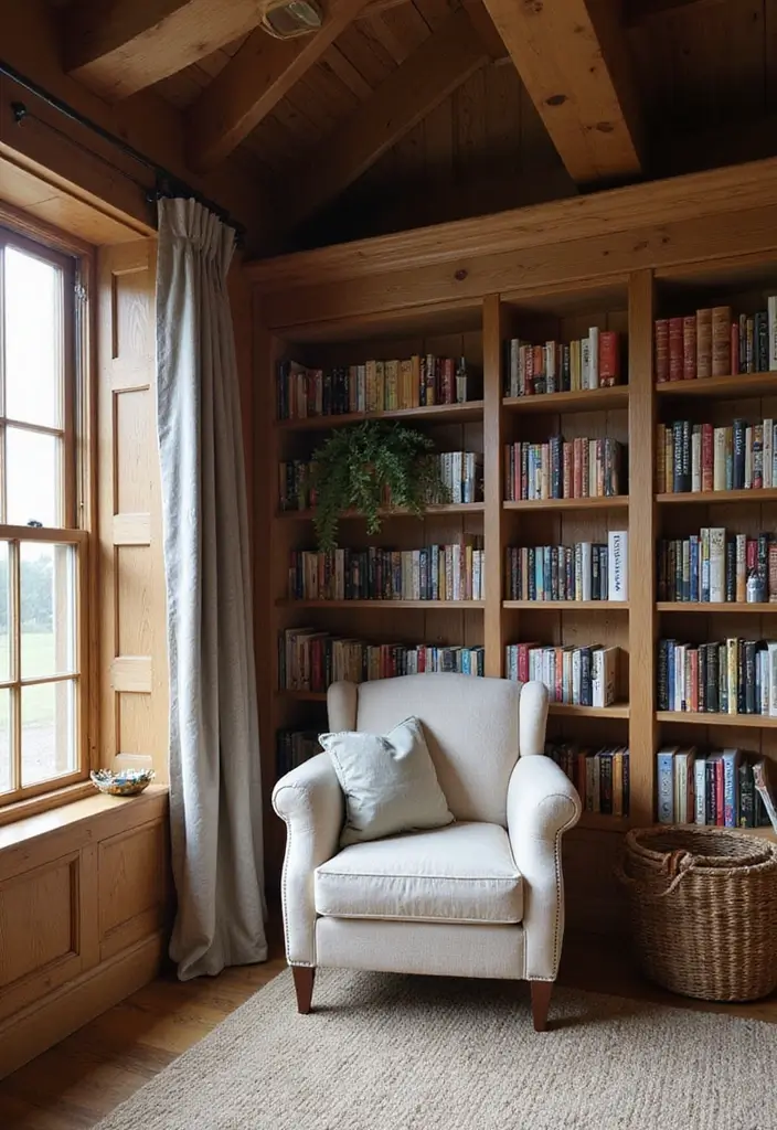 20 Modern Barndominium Design Ideas That'll Make You Want to Move In Today! - 3. Cozy Reading Nooks
