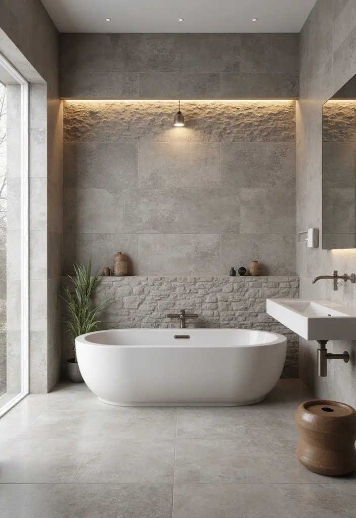 20 Stunning Bathroom Tile Ideas That Will Transform Your Space (You Won't Believe #7!) - 14. Textured Tiles