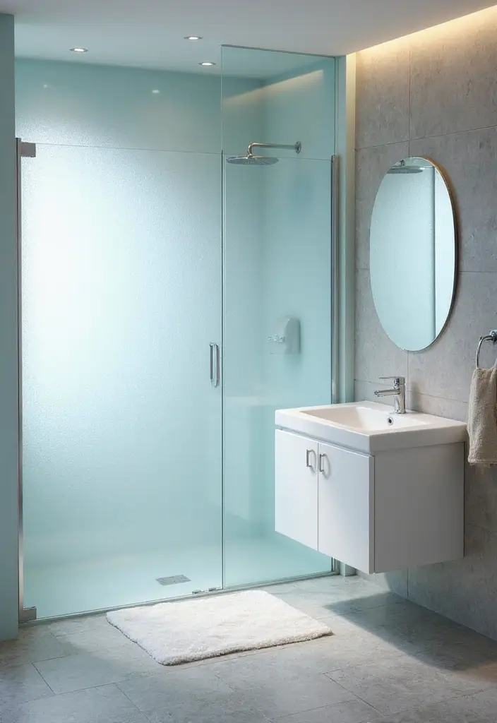 20 Stunning Bathroom Tile Ideas That Will Transform Your Space (You Won't Believe #7!) - 16. Translucent Tiles