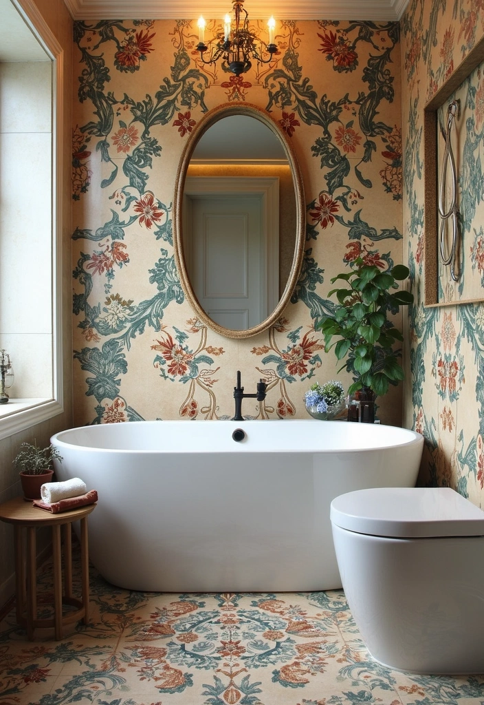 20 Stunning Bathroom Tile Ideas That Will Transform Your Space (You Won't Believe #7!) - 19. Custom Art Tiles