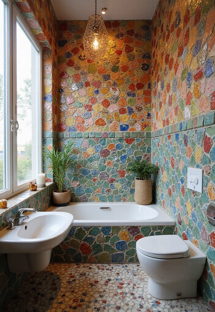 20 Stunning Bathroom Tile Ideas That Will Transform Your Space (You Won't Believe #7!) - 8. Mosaic Tiles