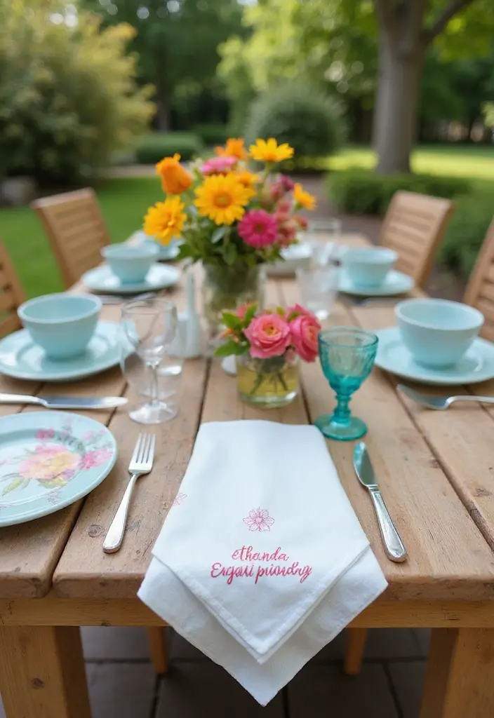 25 Must-Have Outdoor Party Essentials That Will Wow Your Guests (Number 14 Will Surprise You!) - 25. Personalized Napkins