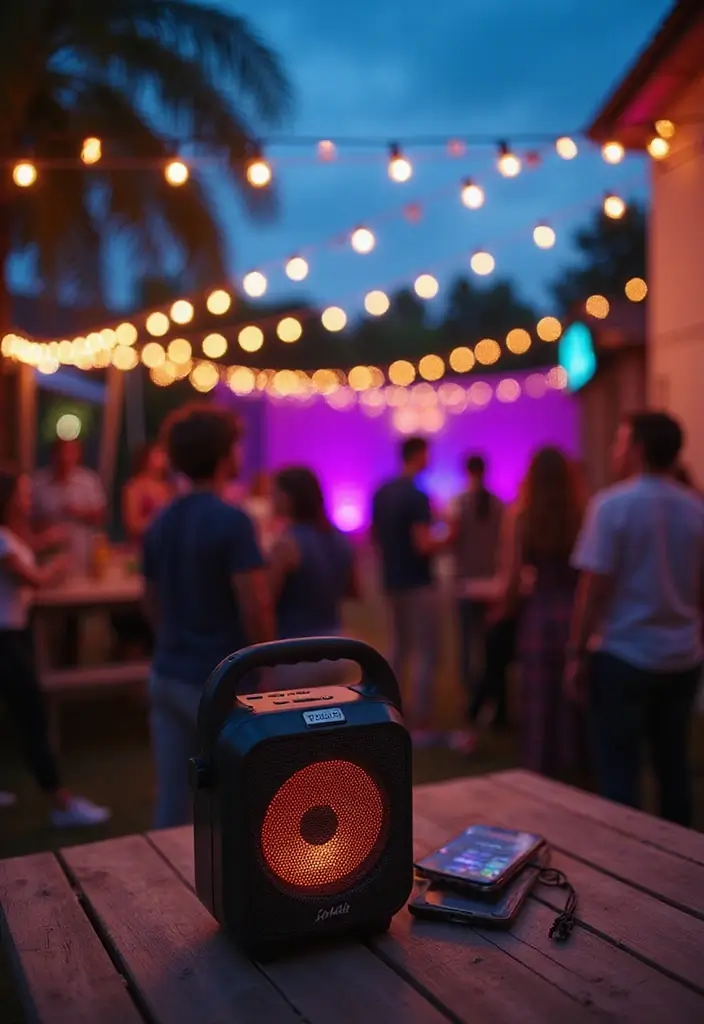 25 Must-Have Outdoor Party Essentials That Will Wow Your Guests (Number 14 Will Surprise You!) - 6. Portable Bluetooth Speaker