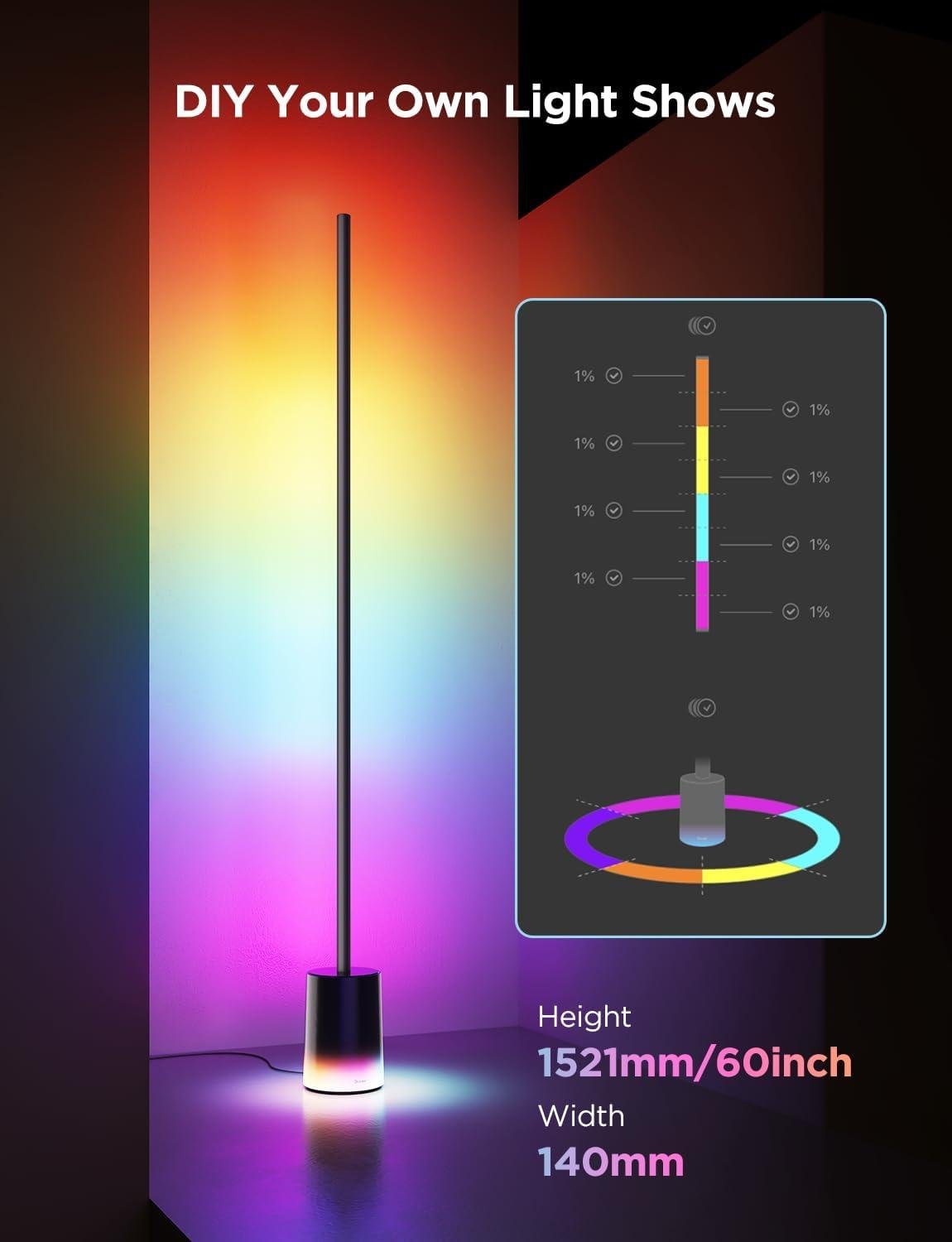Govee Floor Lamp 2⁤ Review: Smart, Bright, and Music-Sync Lighting
