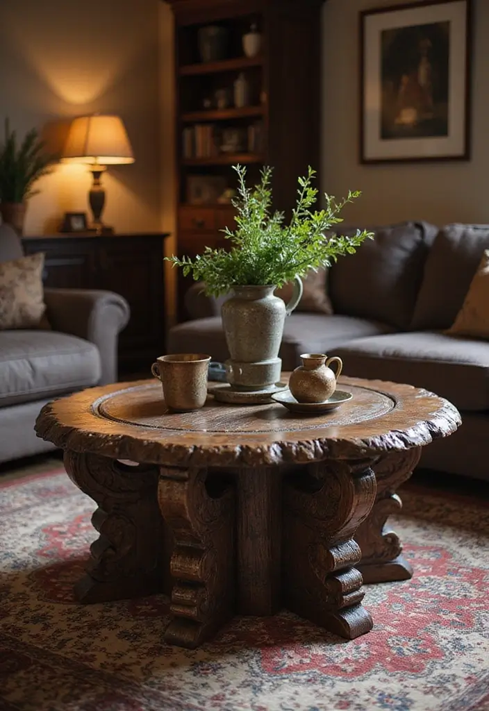 10 Stunning Medieval Furniture Projects You Can Build Today (You'll Be Amazed by #4!) - 10. The Charming Coffee Table