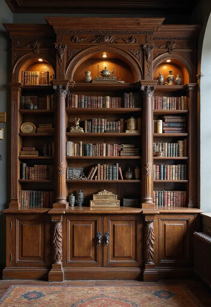 10 Stunning Medieval Furniture Projects You Can Build Today (You'll Be Amazed by #4!) - 7. The Medieval Bookcase