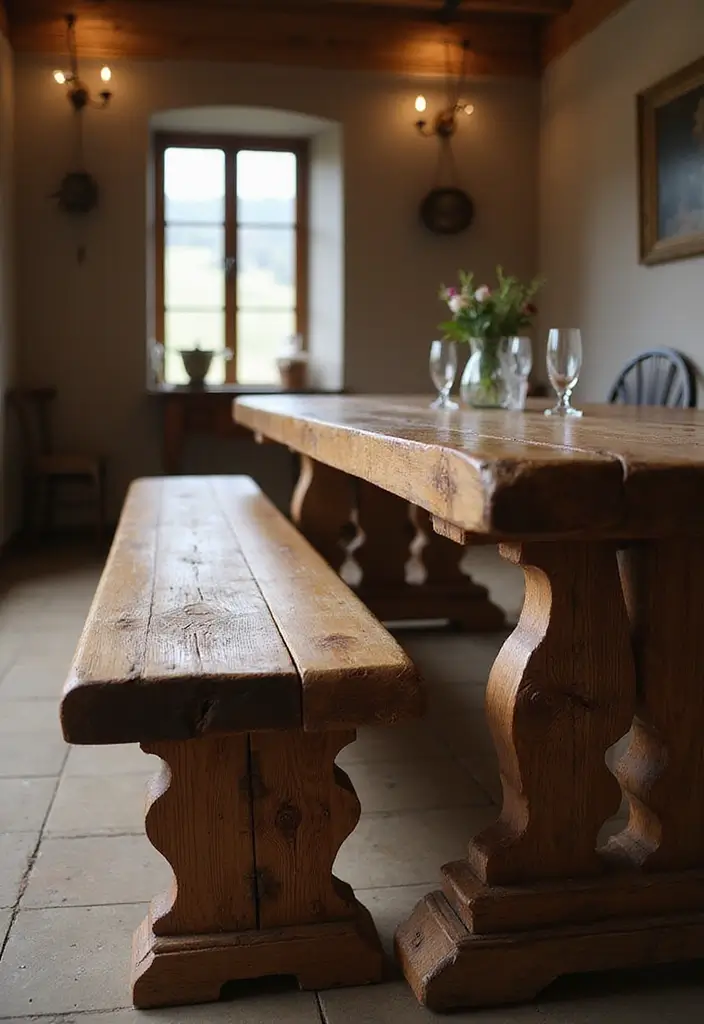 10 Stunning Medieval Furniture Projects You Can Build Today (You'll Be Amazed by #4!) - 8. The Dining Bench