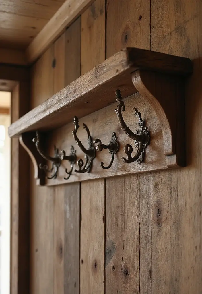 10 Stunning Medieval Furniture Projects You Can Build Today (You'll Be Amazed by #4!) - 9. The Unique Coat Rack