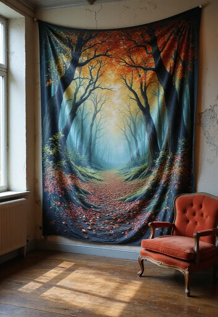 12 Enchanted Castlecore Decor Ideas That'll Make Your Home Feel Like a Fairytale (You Won't Believe #6!) - 1. Enchanted Tapestries