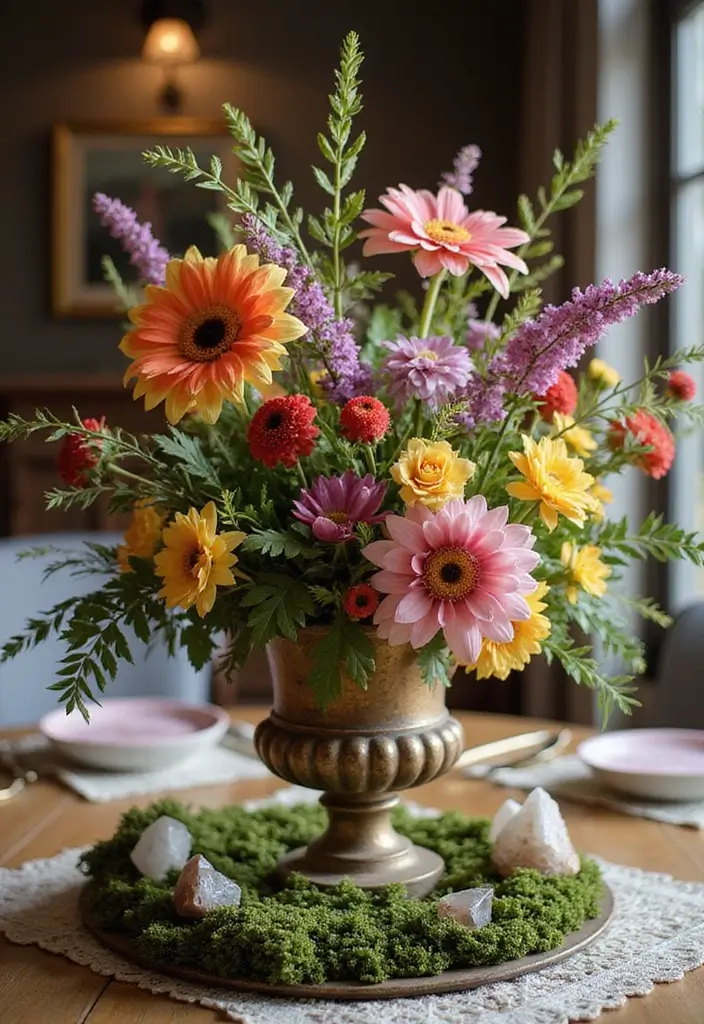 12 Enchanted Castlecore Decor Ideas That'll Make Your Home Feel Like a Fairytale (You Won't Believe #6!) - 6. Enchanted Garden Centerpieces