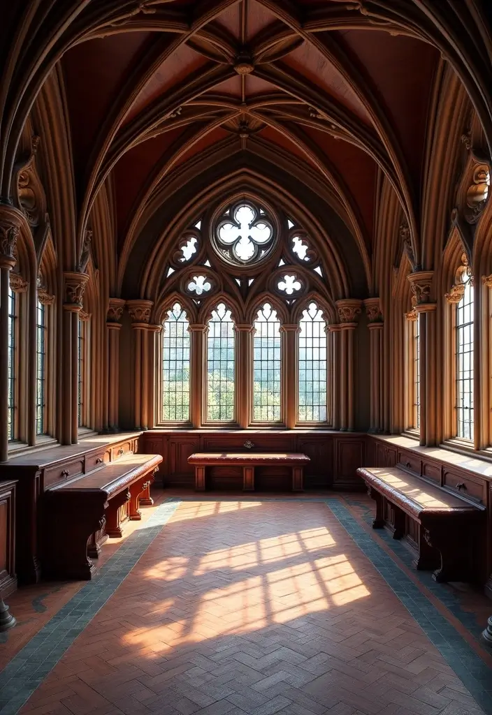 12 Enchanting Castle Decor Ideas That'll Make Your Home Feel Like a Fairytale (You Won't Believe #5!) - 7. Gothic Architecture Elements