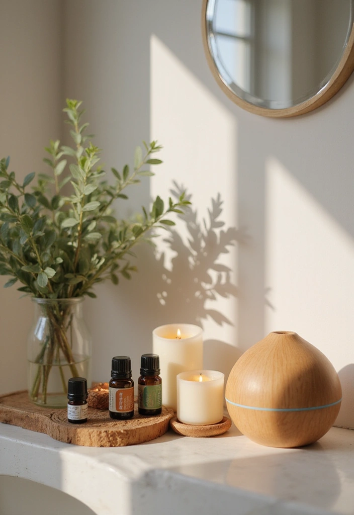 14 Spa-Like Bathroom Decor Ideas to Elevate Your Home Experience! - 8. Aromatherapy Elements