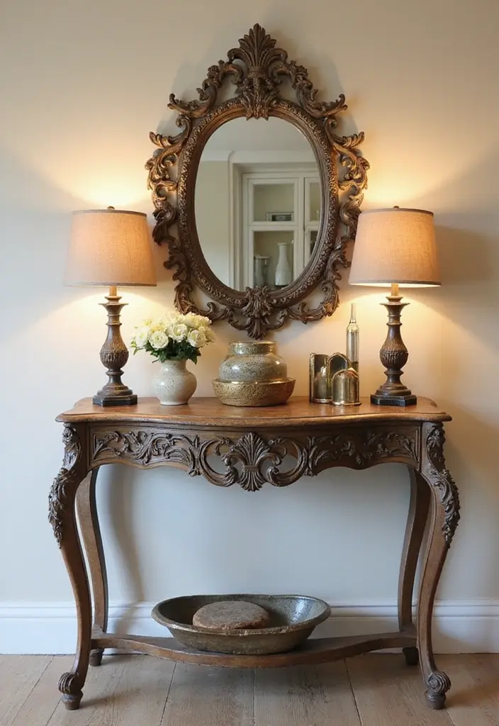 15 Stunning Rococo Furniture Pieces That Will Transform Your Living Room (You Won't Believe #7!) - 10. Graceful Rococo Console Table