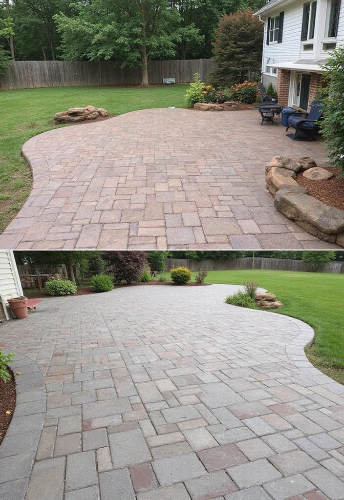 15 Stunning Stamped Concrete Patio Designs That Will Transform Your Backyard! - 11. Multi-Level Patios