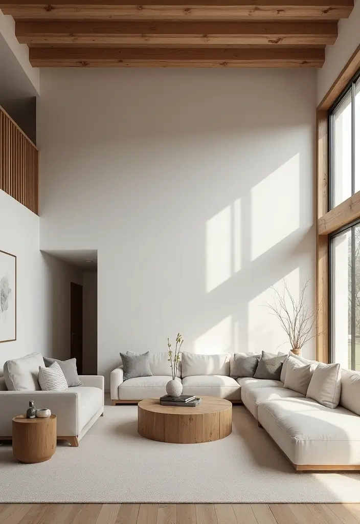 17 Stunning Barndominium Living Room Designs That Will Make You Feel Right at Home! - 13. Minimalist Decor