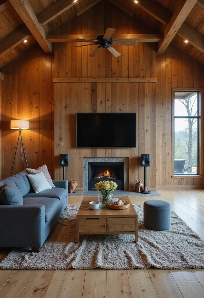 17 Stunning Barndominium Living Room Designs That Will Make You Feel Right at Home! - 17. Smart Technology Integration