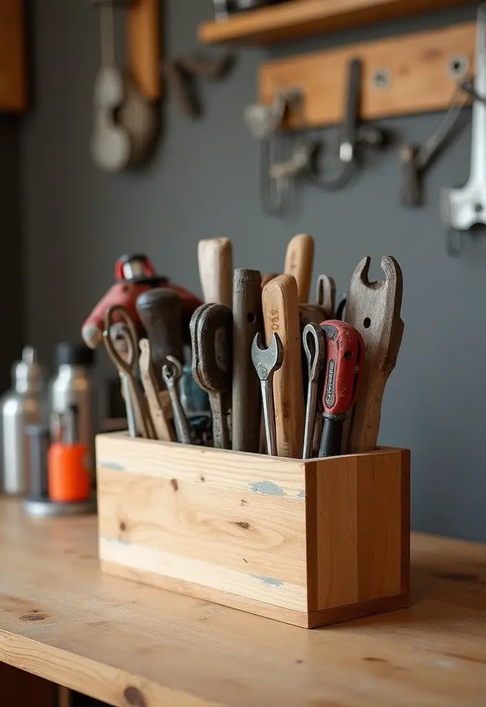18 DIY Workspace Hacks That Make Creating a Dream Shop a Breeze (#10 is Pure Genius!) - 9. DIY Tool Organizer