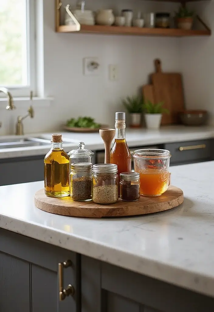 18 Kitchen Hacks That Will Transform Your Cooking Space Forever (You Won't Believe #7!) - 7. The Lazy Susan: Your New Best Friend