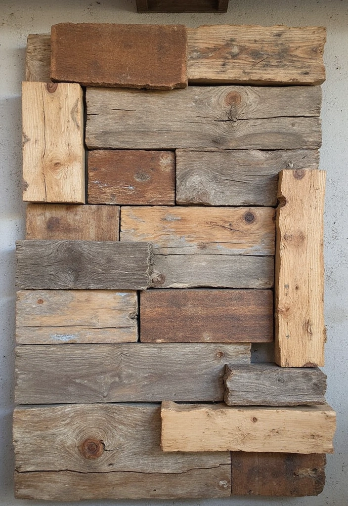 19 DIY Wall Art Ideas That'll Transform Your Space (And #11 Is Super Simple!) - 2. Reclaimed Wood Art