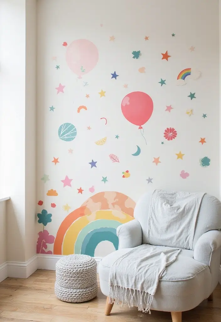 19 DIY Wall Art Ideas That'll Transform Your Space (And #11 Is Super Simple!) - 9. Wall Decals